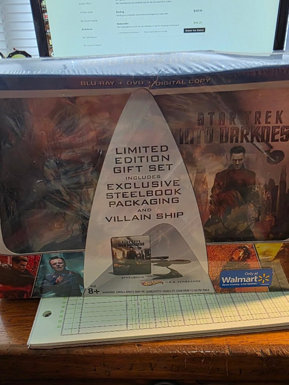LIMITED EDITION GIFT SET INCLUDES EXCLUSIVE STEELBOOK PACKAGING AND VILLIAN SHIP